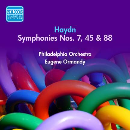 Haydn: Symphonies Nos. 7, 45, 88