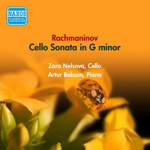 Rachmaninoff: Cello Sonata in G minor, Op. 19