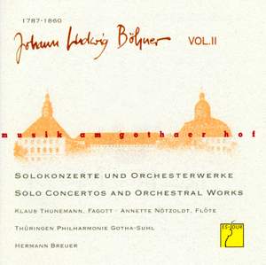 Johann Ludwig Böhner: Music at the Court of Gotha