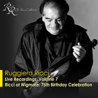 Ruggiero Ricci: Live Recordings Vol. 7