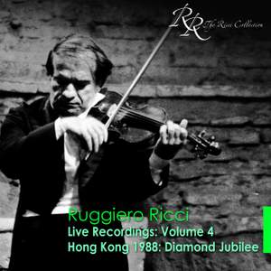 Violin Recital: Ruggiero Ricci