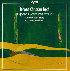 JC Bach: Opera Overtures, Vol. 3