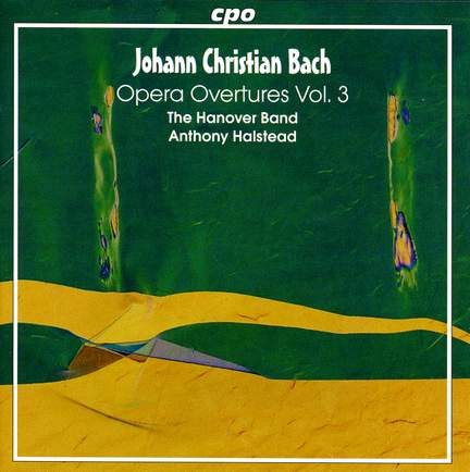 JC Bach: Opera Overtures, Vol. 3