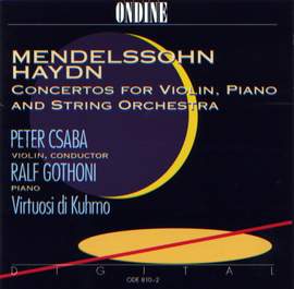 Mendelssohn & Haydn: Concertos for Violin and Piano