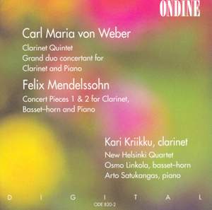 Clarinet Chamber Music by Weber & Mendelssohn