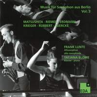 Music for Saxophone from Berlin Vol. 3