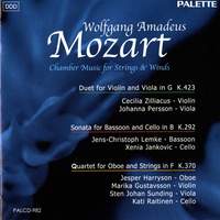 Mozart: Duo for Violin and Viola, Sonata for Bassoon and Cello & Oboe Quartet in F major