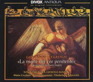 Legrenzi, G.B.: Morte Del Cor Penitente (La) (Sonatori De La Gioiosa Marca)