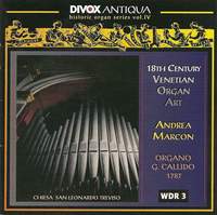 Organ Music - Pescetti, G. / Galuppi, B. / Paganelli, G. / Cervellini, G. / Valeri, G. (Historic Organ Series, Vol. 4)