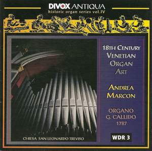 Organ Music - Pescetti, G. / Galuppi, B. / Paganelli, G. / Cervellini, G. / Valeri, G. (Historic Organ Series, Vol. 4)