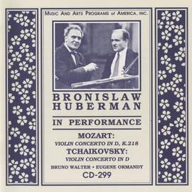 Bronislaw Huberman in Performance