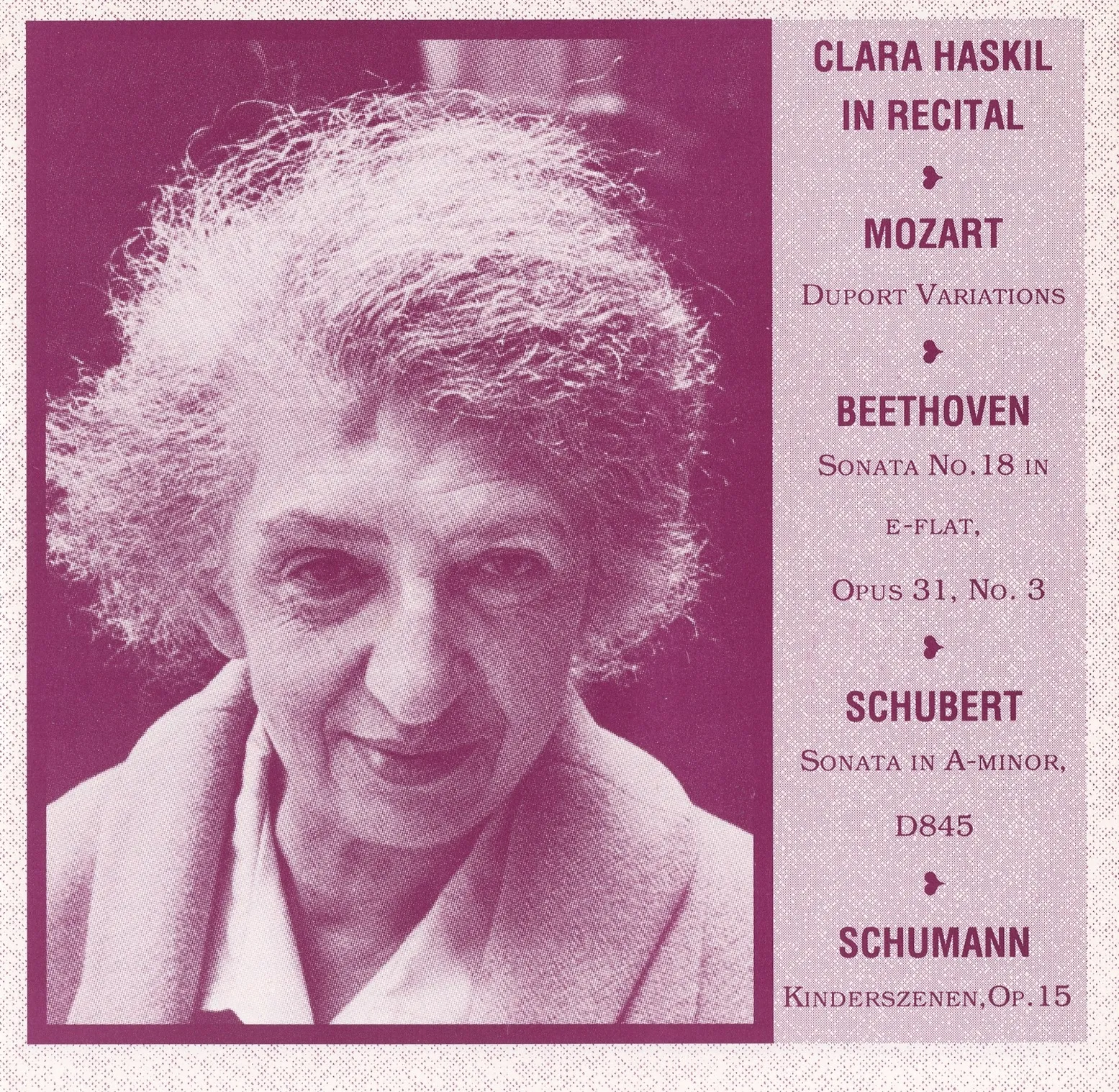 その他 Haskil Clara LP