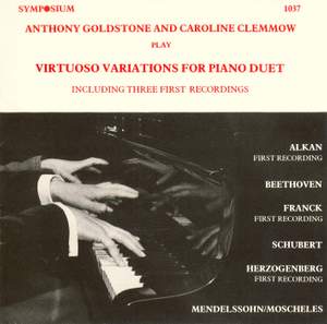 Anthony Goldstone and Caroline Clemmow Play Virtuoso Variations for Piano Duet