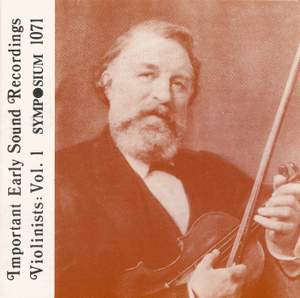 Great Violinists, Vol. 1 (1903-1944)