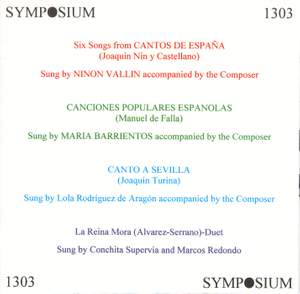 Songs of Spain (1928-1937)