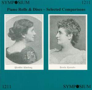 Piano Rolls and Discs, Selected Comparisons (1927) Product Image
