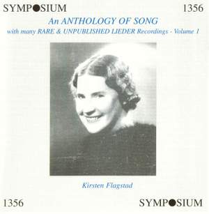 An Anthology of Song, Vol. 1 (1904-1946)
