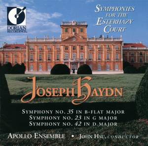 Haydn: Symphonies Nos. 23, 35, 42
