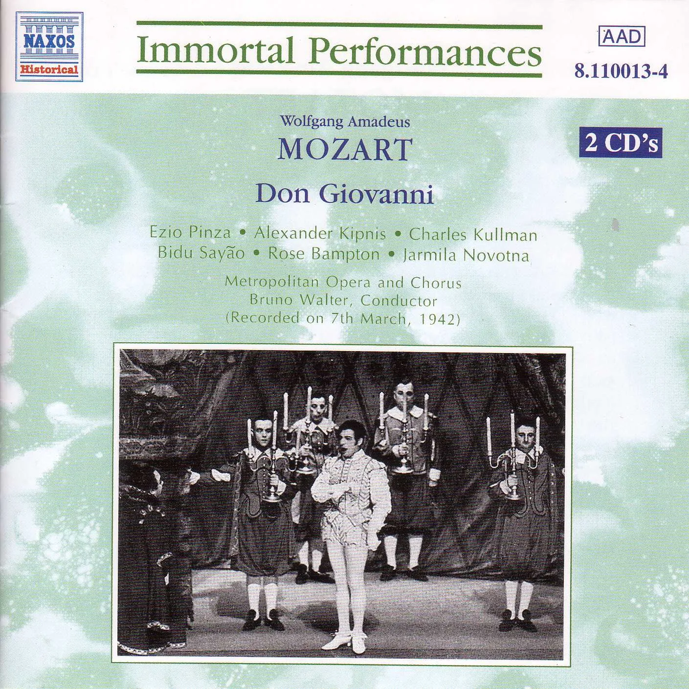 ワルター PINZA モーツァルト BIDU SAYAO Giovanni MOZART Don ドンジョヴァンニ1942年サヤン ERAピンツァ NUOVA バンプトンWALTER BAMPTON ワルター PINZA モーツァルト BIDU SAYAO Giovanni MOZART Don ドンジョヴァンニ1942年サヤン ERAピンツァ NUOVA バンプトンWALTER BAMPTON