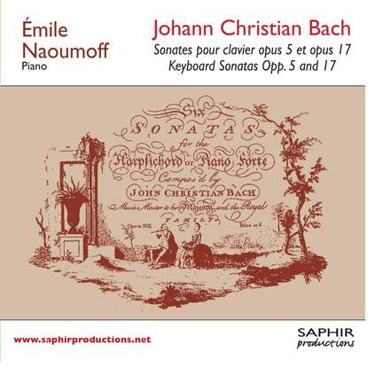 JC Bach: Keyboard Sonatas Opp. 5 & 17