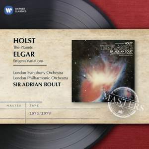 Holst Elgar ‎The Planets Enigma Variations CASSETTE ALBUM Walkman DG 