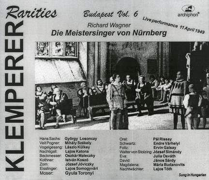 Klemperer Rarities: Budapest, Vol. 6 (1949)