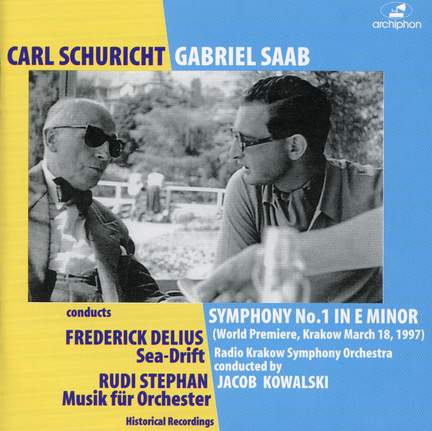 Saab, Delius and Stephan: Works for Orchestra
