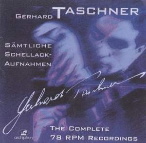 Gerhard Taschner: Samtliche Schellack-Aufnahmen (1941-1944, 1948)