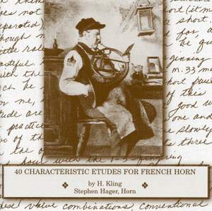 40 Characteristic Etudes for French Horns