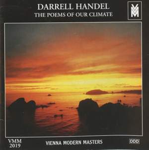 D Handel: The Poems of Our Climate