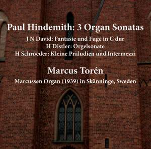 Hindemith: 3 Organ Sonatas - David - Distler - Schroeder Product Image