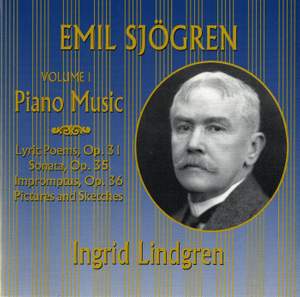 Sjogren: Piano Music, Vol. 1