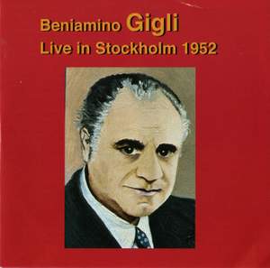 Beniamino Gigli: Live in Stockholm (1952)
