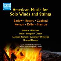 American Music for Solo Winds and Strings