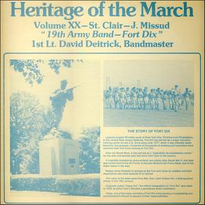 Heritage of the March, Vol. 20: The Music of St. Clair and Missud