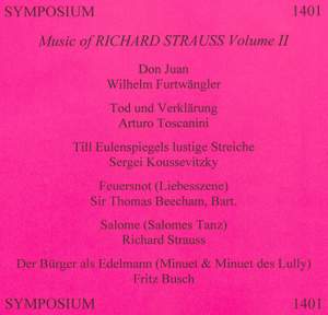 Music of Richard Strauss, Vol. 2 (1923-1954)