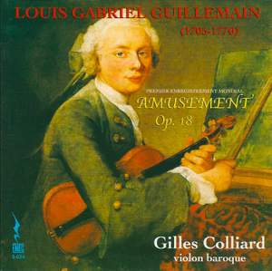 Guillemain: Amusement for solo violin, Op. 18