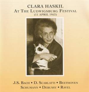 Clara Haskil at the Ludwigsburg Festival, 11th April 1953