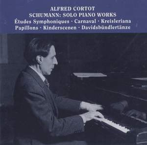 Alfred Cortot plays Solo Piano Works by Schumann Product Image