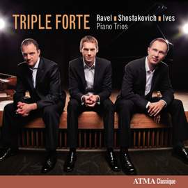 Ravel, Shostakovich & Ives: Piano Trios