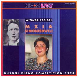 Piano Recital: Simonishvili, Mzia - Beethoven / Ravel / Chopin / Prokofiev