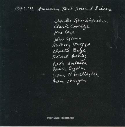 10 + 2: 12 American Text Sound Pieces