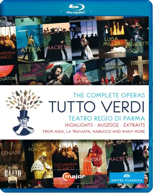 Verdi: The Complete Operas: Highlights - C Major: 725704 - Blu-ray 