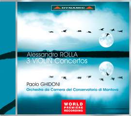 Alessandro Rolla: 3 Violin Concertos