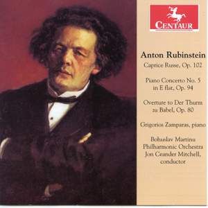 Rubinstein: Caprice Russe, Piano Concerto No. 5 in E flat, Der Thurm zu Babel Product Image