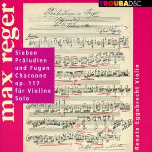 Reger: Preludes, Fugues & Chaconne, Op. 117 Product Image