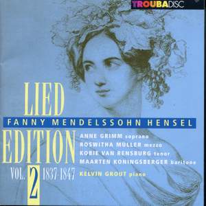 Mendelssohn-Hensel: Lied Edition, Vol. 2 Product Image