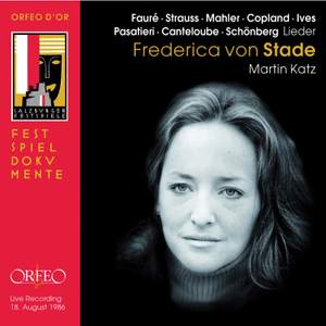 Liederabend: Frederica von Stade
