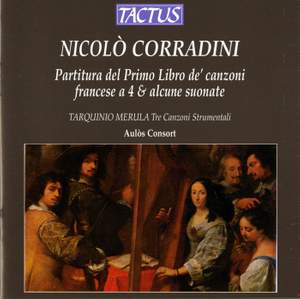 Nicolò Corradini: Partitura del Primi Libro de' canzoni francese a 4