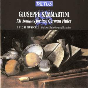 Sammartini, G: 12 Sonatas For Two German Flutes,Or Violins With Basso Continuo